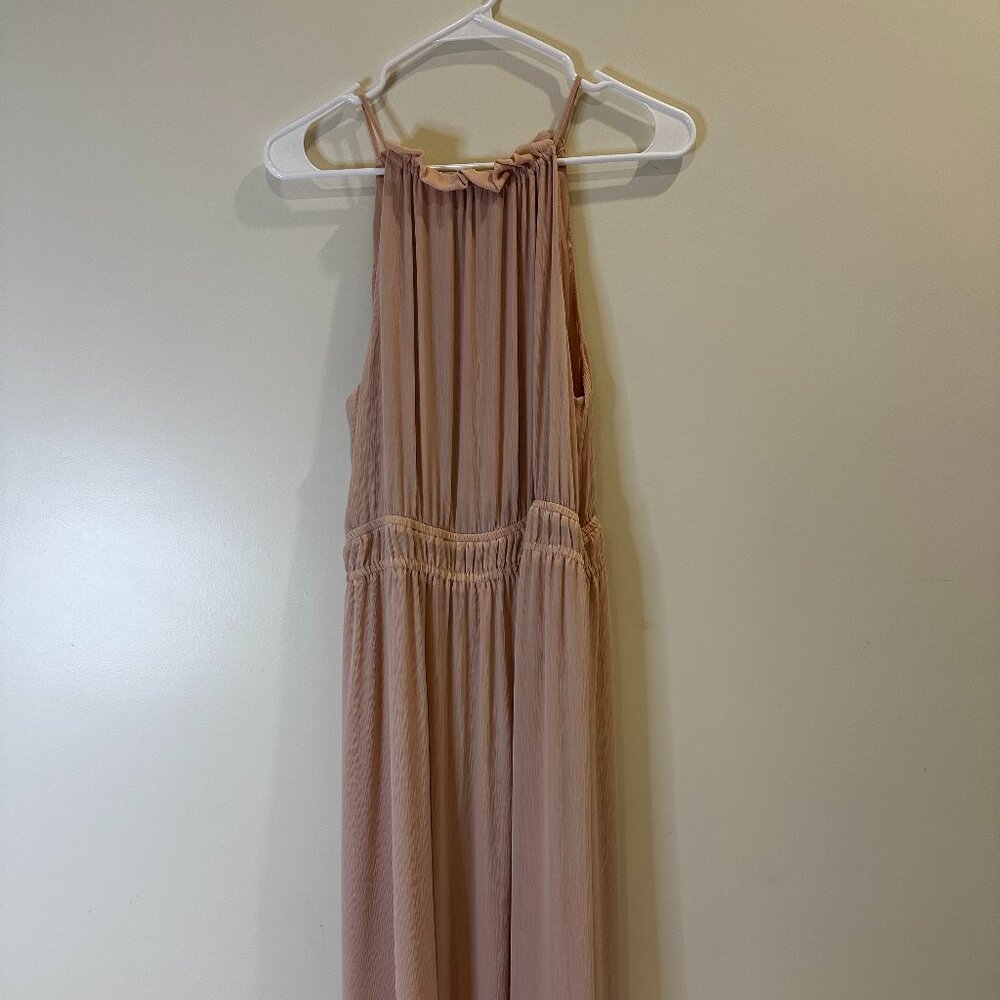 H&M Light Pink Midi Dress Women's M